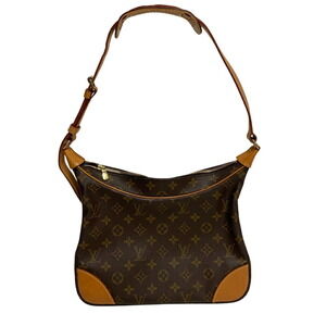 Louis Vuitton Boulogne Monogram One Shoulder Bag crossbody brown